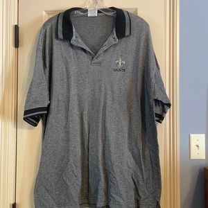 Men’s New Orlean Saints collared shirt